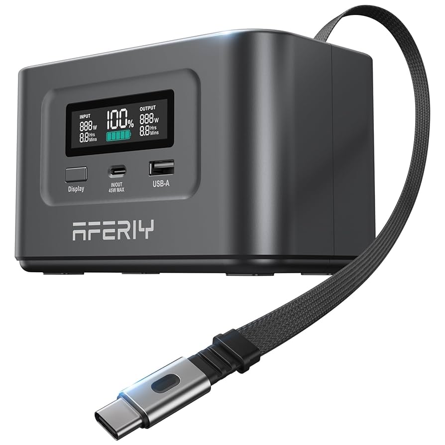 AFERITY ポータブル電源 31000mAh 145W 送料込み Amazon.co.jp: AFERIY 145W ポータブル電源 99.2Wh/31000mAh